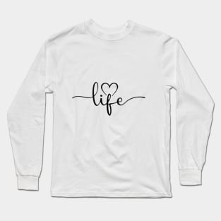 Heart and Life Long Sleeve T-Shirt